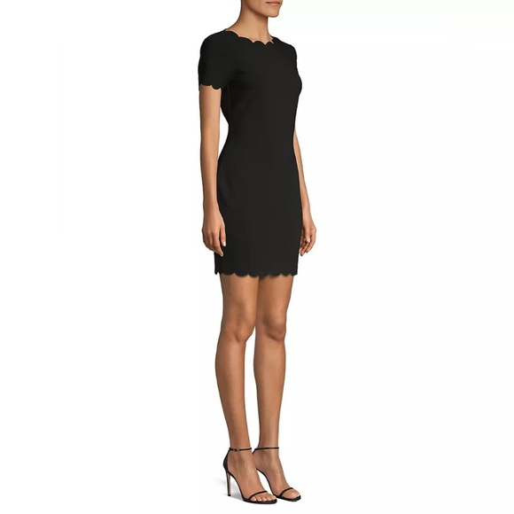 Likely Dresses & Skirts - Likely Manhattan Scallop Bodycon Dress, Black, 2